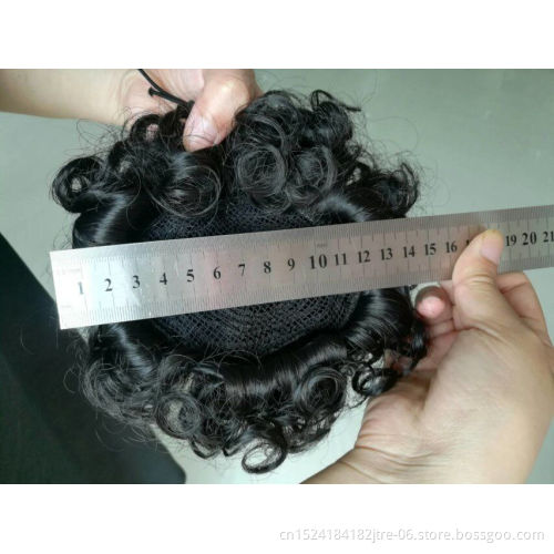 2 pieces in one japanese fiber littile girl kid ponytail hair extension, childrens popular high ponytail wig extension